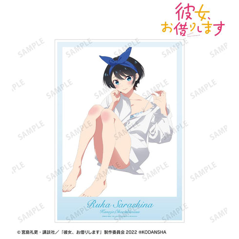 『彼女、お借りします』描き下ろしイラスト 更科瑠夏 彼シャツver. A3マット加工ポスター【202508再販】
