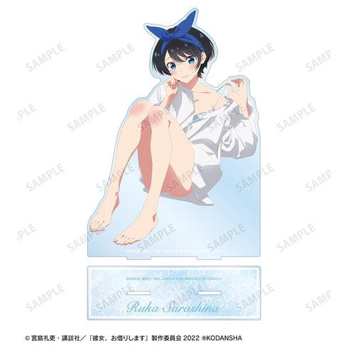 『彼女、お借りします』描き下ろしイラスト 更科瑠夏 彼シャツver. 特大アクリルスタンド【202508再販】