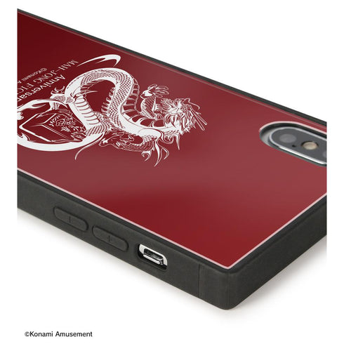 『麻雀格闘倶楽部』20周年ロゴ スクエア強化ガラスiPhoneケース【202504再販】