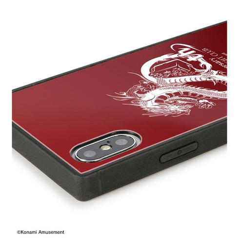 『麻雀格闘倶楽部』20周年ロゴ スクエア強化ガラスiPhoneケース【202504再販】