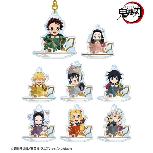 《鬼灭之刃》收藏卡 迷你角色 茶杯版 亚克力钥匙扣(单位/盒)【202608再版】