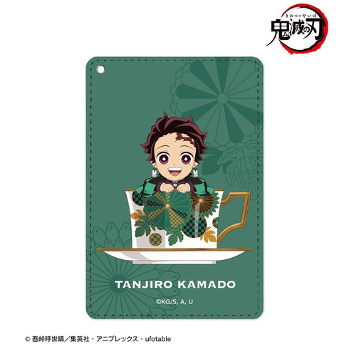 『鬼滅の刃』竈門炭治郎 みにきゃら ティーカップver. 1ポケットパスケース【202505再販】