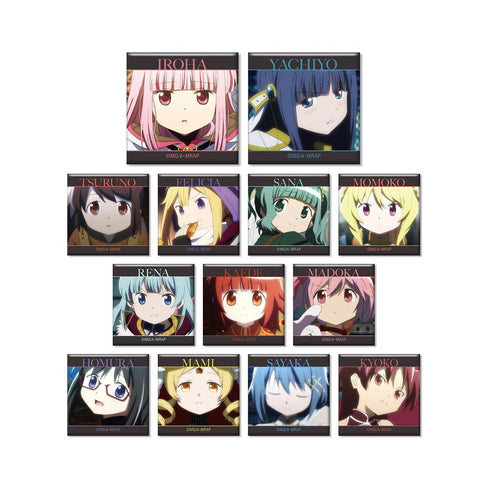 『マギアレコード 魔法少女まどか☆マギカ外伝』トレーディング場面写スクエア缶バッジ(単位/BOX)【202408再販】