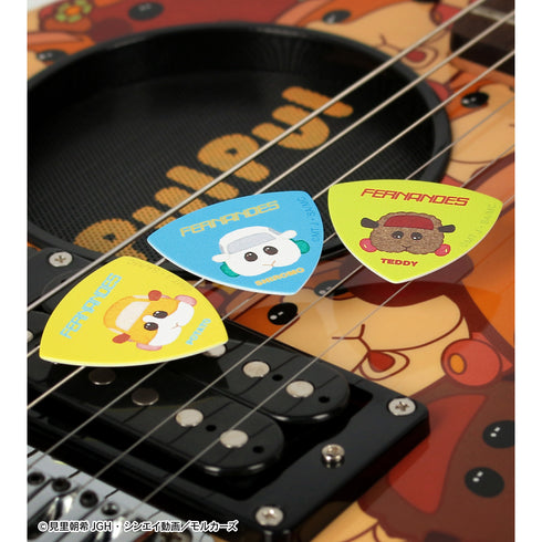 『PUI PUI モルカー』FERNANDESコラボ ポテト&シロモ&テディ ピックセット