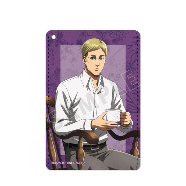 『進撃の巨人』描き下ろしイラスト エルヴィン ティータイムver. 1ポケットパスケース【202512再販】