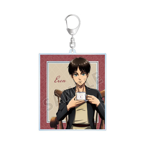 『進撃の巨人』描き下ろしイラスト エレン ティータイムver. BIGアクリルキーホルダー【202501再販】