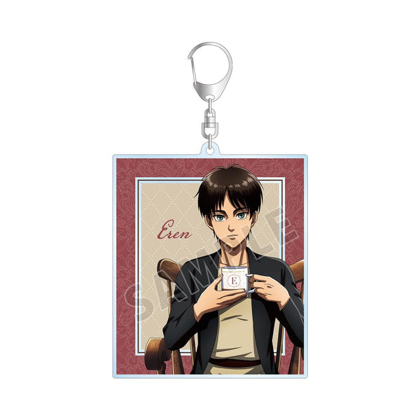 『進撃の巨人』描き下ろしイラスト エレン ティータイムver. BIGアクリルキーホルダー【202501再販】