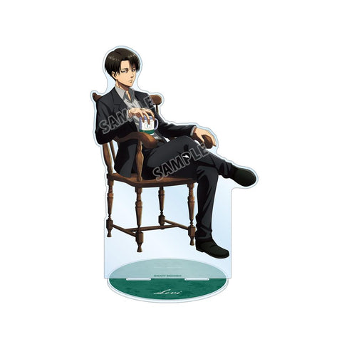 『進撃の巨人』描き下ろしイラスト リヴァイ ティータイムver. 特大アクリルスタンド【202512再販】