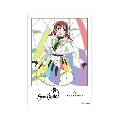 『ラブライブ!虹ヶ咲学園スクールアイドル同好会』エマ・ヴェルデ Colorful Dreams! Colorful Smiles! A3マット加工ポスター【202503再販】