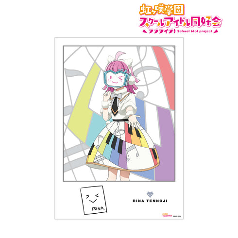 『ラブライブ!虹ヶ咲学園スクールアイドル同好会』天王寺璃奈 Colorful Dreams! Colorful Smiles! A3マット加⼯ポスター