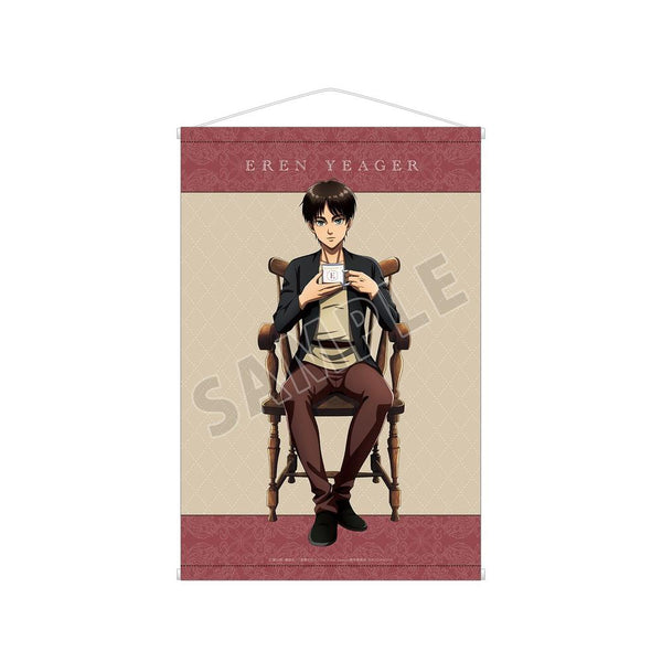 《進擊的巨人》全新繪製插圖 艾倫 茶點時光版 B2掛毯【202604再版】