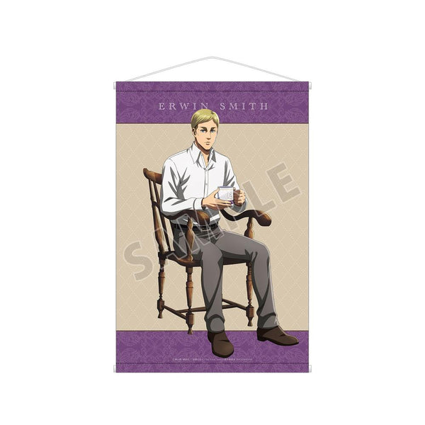 《進擊的巨人》全新繪製插圖 艾爾文 茶會版 B2掛毯【202604再版】