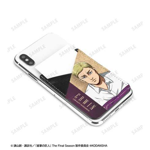 『進撃の巨人』描き下ろしイラスト エルヴィン リラックスver. スマホカードポケット【202512再販】