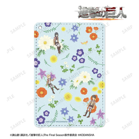 『進撃の巨人』エレン&ミカサ&アルミン Botania 1ポケットパスケース【202607再販】