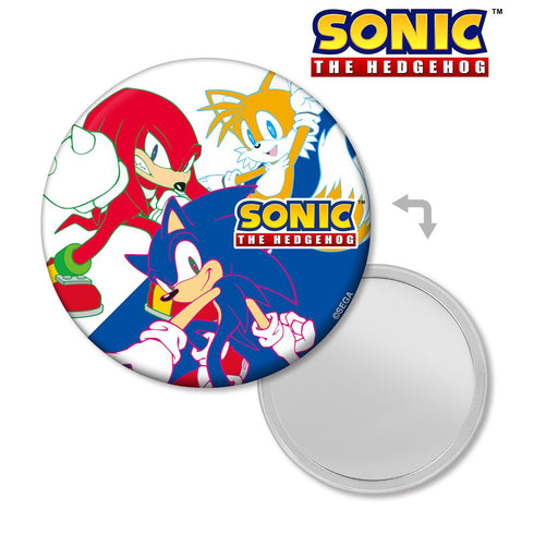 『ソニック・ザ・ヘッジホッグ』ソニック・ザ・ヘッジホッグ&テイルス&ナックルズ 缶ミラー【202409再販】