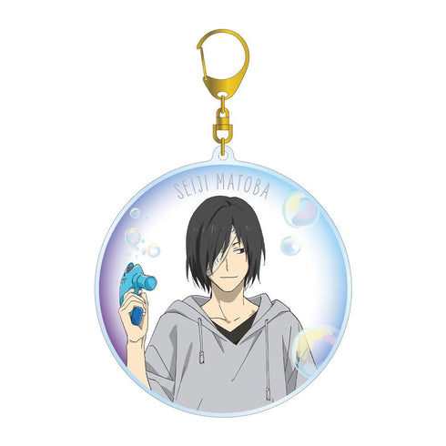 『夏目友人帳』描き下ろしイラスト 的場静司 シャボン玉ver. BIGアクリルキーホルダー【202602再販】