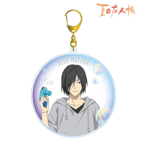 『夏目友人帳』描き下ろしイラスト 的場静司 シャボン玉ver. BIGアクリルキーホルダー【202602再販】