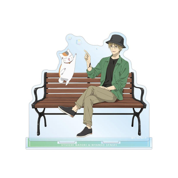 『夏目友人帳』描き下ろしイラスト 名取周一&ニャンコ先生 シャボン玉ver. BIGアクリルスタンド【202602再販】