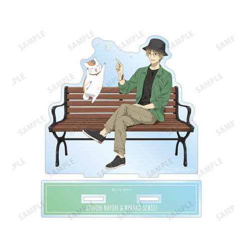 『夏目友人帳』描き下ろしイラスト 名取周一&ニャンコ先生 シャボン玉ver. BIGアクリルスタンド【202602再販】