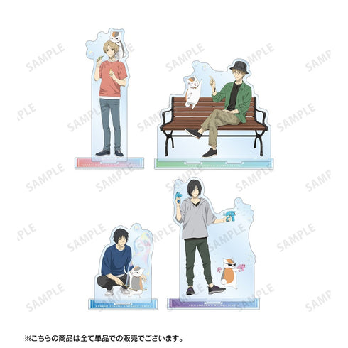 『夏目友人帳』描き下ろしイラスト 的場静司&ニャンコ先生 シャボン玉ver. BIGアクリルスタンド【202609再販】