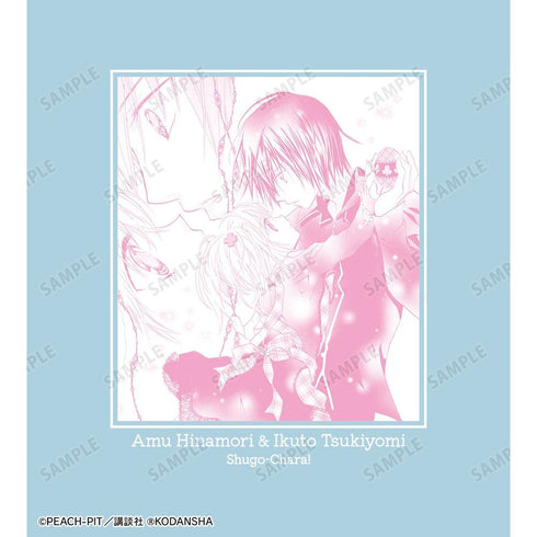 『しゅごキャラ!』日奈森あむ&月詠幾斗 原作コマTシャツ ブルーレディース【202606再販】