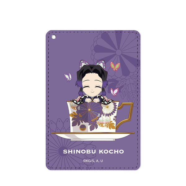 『鬼滅の刃』胡蝶しのぶ みにきゃら ティーカップver. 1ポケットパスケース【202510再販】