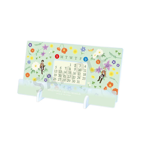 『進撃の巨人』エルヴィン&リヴァイ Botania 卓上アクリル万年カレンダー【202608再販】