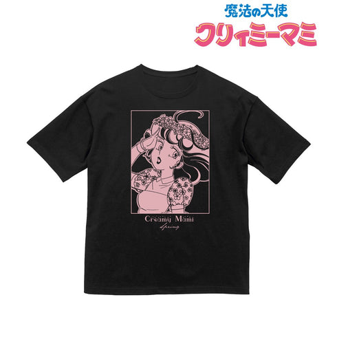 『魔法の天使クリィミーマミ』描き下ろしイラスト クリィミーマミ 春 四季のフラワードレスver. BIGシルエットTシャツユニセックス【202406再販】