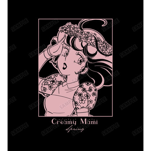 『魔法の天使クリィミーマミ』描き下ろしイラスト クリィミーマミ 春 四季のフラワードレスver. BIGシルエットTシャツユニセックス【202406再販】