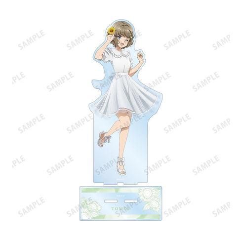 『青春ブタ野郎はバニーガール先輩の夢を見ない』描き下ろしイラスト 古賀朋絵 ひまわりと白いワンピースver. 特大アクリルスタンド【202604再販】