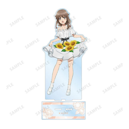 『青春ブタ野郎はバニーガール先輩の夢を見ない』描き下ろしイラスト 梓川かえで ひまわりと白いワンピースver. 特大アクリルスタンド【202604再販】