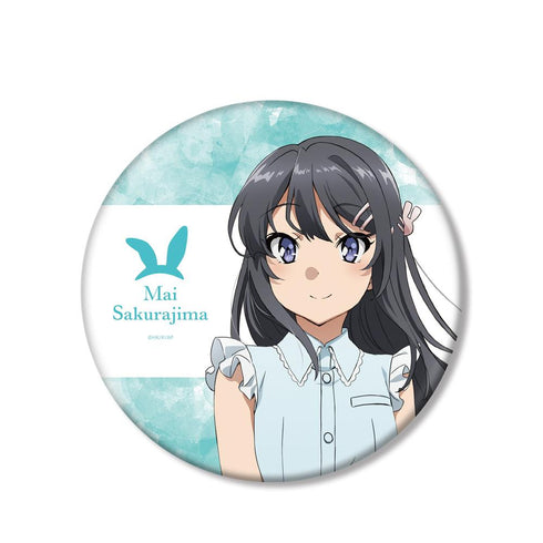 『青春ブタ野郎はバニーガール先輩の夢を見ない』描き下ろしイラスト 桜島麻衣 BIG缶バッジ【202512再販】