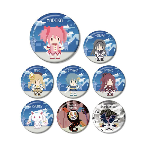 『魔法少女まどか☆マギカ』トレーディング缶バッジ(ワンナイト人狼コラボドット絵ver.)(単位/BOX)【202505再販】
