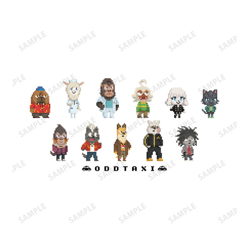 『オッドタクシー』Tシャツ(ワンナイト⼈狼コラボドット絵ver.)(メンズ/レディース)