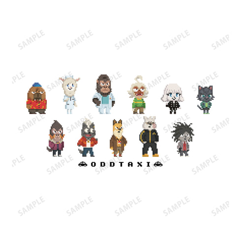 『オッドタクシー』パーカー(ワンナイト⼈狼コラボドット絵ver.)(メンズ/レディース)