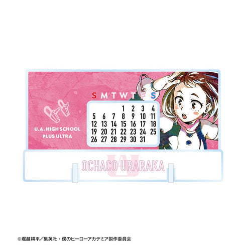 『僕のヒーローアカデミア』麗日お茶子 Ani-Art 第5弾 卓上アクリル万年カレンダー【202508再販】