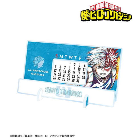 『僕のヒーローアカデミア』轟焦凍 Ani-Art 第5弾 卓上アクリル万年カレンダー【202603再販】