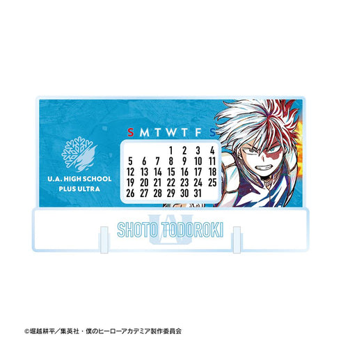 『僕のヒーローアカデミア』轟焦凍 Ani-Art 第5弾 卓上アクリル万年カレンダー【202508再販】