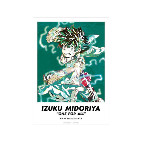『僕のヒーローアカデミア』緑谷出久 Ani-Art 第5弾 A3マット加工ポスター【202608再販】