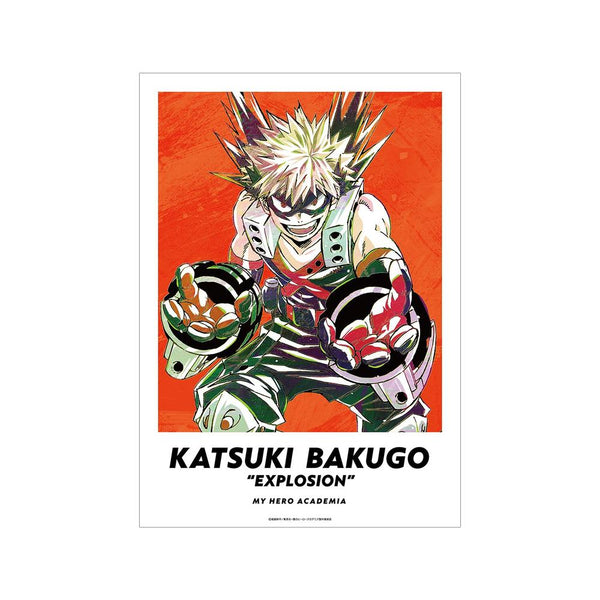 『僕のヒーローアカデミア』爆豪勝己 Ani-Art 第5弾 A3マット加工ポスター【202608再販】