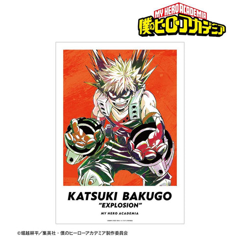 『僕のヒーローアカデミア』爆豪勝己 Ani-Art 第5弾 A3マット加工ポスター【202608再販】