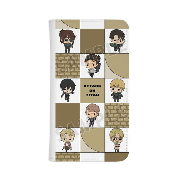 『進撃の巨人』集合 TINY 手帳型スマホケース【202507再販】