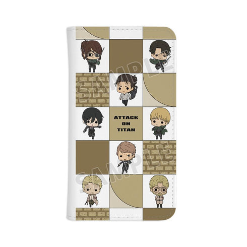 『進撃の巨人』集合 TINY 手帳型スマホケース【202512再販】