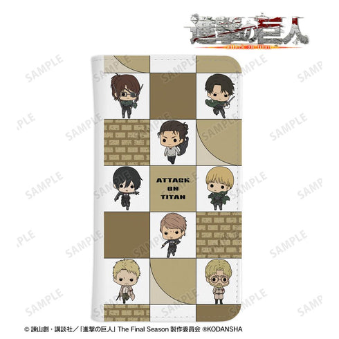 『進撃の巨人』集合 TINY 手帳型スマホケース【202512再販】