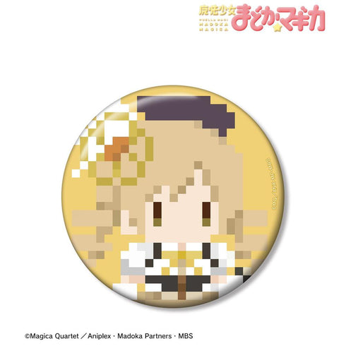 『魔法少女まどか☆マギカ』巴マミ 100mm缶バッジ(ワンナイト人狼コラボドット絵ver.)【202604再販】