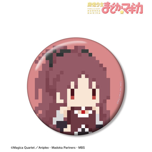 『魔法少女まどか☆マギカ』佐倉杏子 100mm缶バッジ(ワンナイト人狼コラボドット絵ver.)【202609再販】