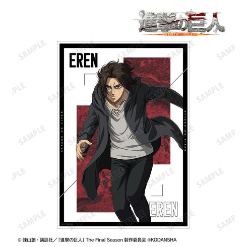 『進撃の巨人』エレン A3マット加工ポスター【202512再販】