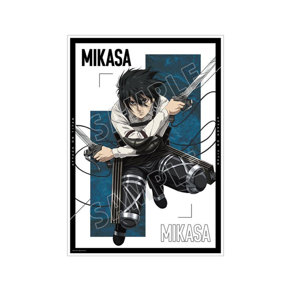 『進撃の巨人』ミカサ A3マット加工ポスター【202608再販】