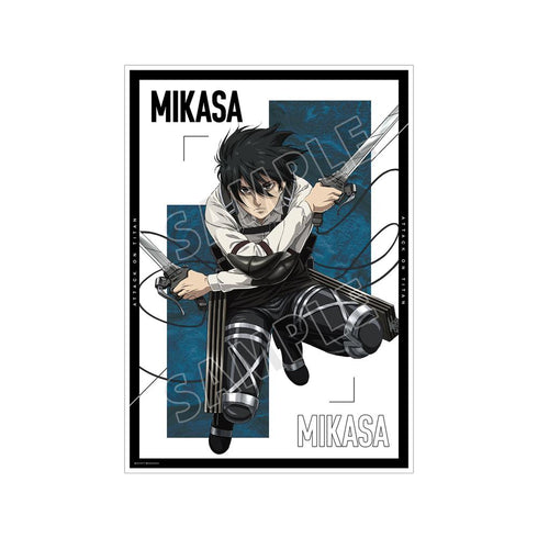 『進撃の巨人』ミカサ A3マット加工ポスター【202407再販】