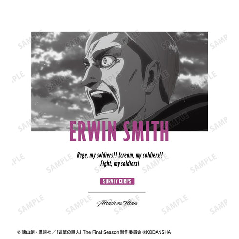 『進撃の巨人』エルヴィン 台詞Tシャツメンズ【202512再販】
